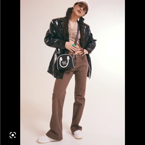 H&M Low Waist Flair Twill Pants - Picture 2 of 5